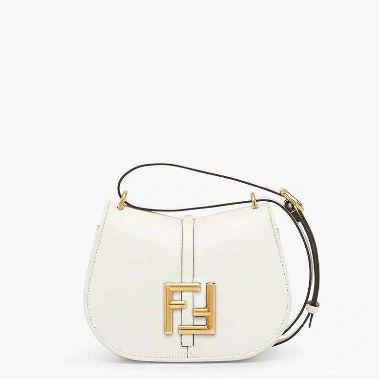 HOT Mini C'mon Leather Calf Fendi In White Bag 0715